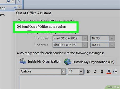 How To Use The Out Of Office Assistant In Microsoft Outlook