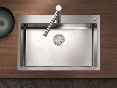 Lavello A Una Vasca Filo Top In Acciaio Inox Blanco Claron If A By