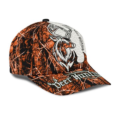 Deer Hunting Orange Camo Classic Cap Hat - The Happy Wood