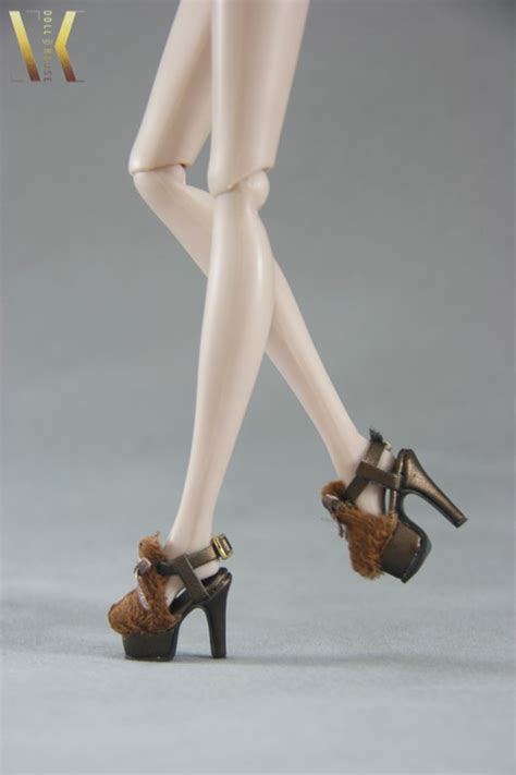 Eva Shoes Brownbronze Fits 12″ Frbarbiemomokoetc Doll Peddlar