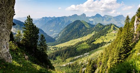 In Der Felsigen Landschaft Der Gastlosen