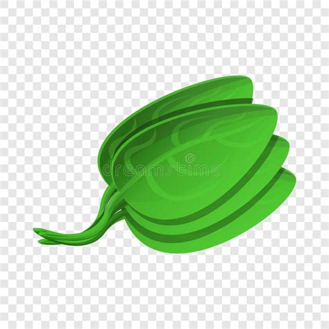 Spinach Icon Cartoon Style Stock Vector Illustration Of Dieting