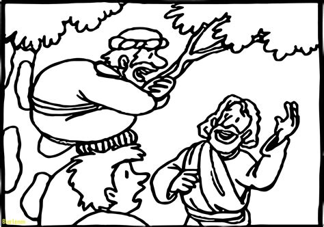 The best free Zacchaeus coloring page images. Download from 67 free ...