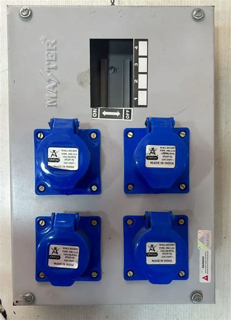 4 Ways Industrial Socket Box At Rs 410piece Socket Boxes In