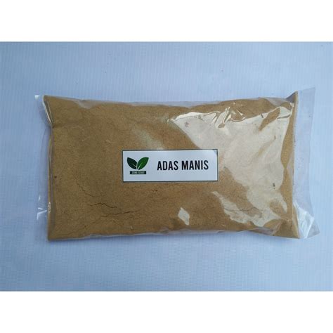 Jual Adas Manis Bubuk Murni Tanpa Campuran Jintan Manis 500 G