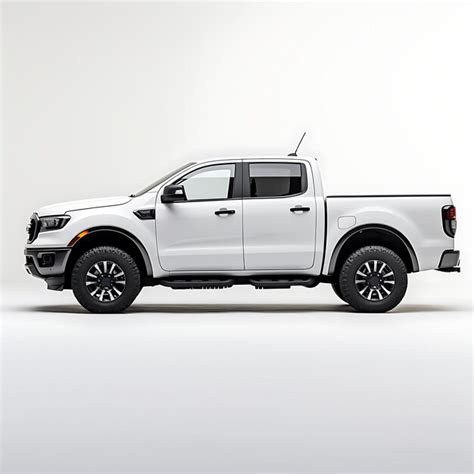 Premium AI Image | Isolated of Ford Ranger Ev Electric MidSize Pickup ...