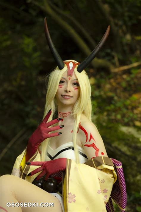 AmamiMisa Onbluesnow Cosplay Ibaraki Shuten 17 Naked Cosplay