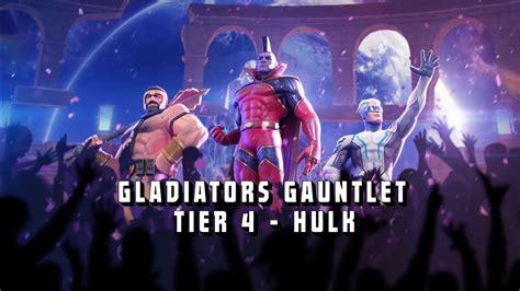 Mcoc Gladiators Gauntlet Tier 4 Main Account Youtube