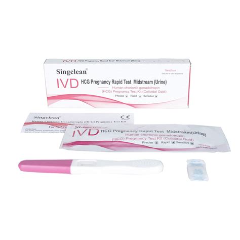 Kit De Prueba De Embarazo HCG001 Hangzhou Singclean Medical