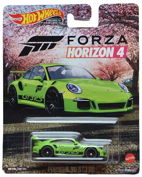 Amazon Hot Wheels Porsche 911 GT3 RS Green Forza Horizon 4