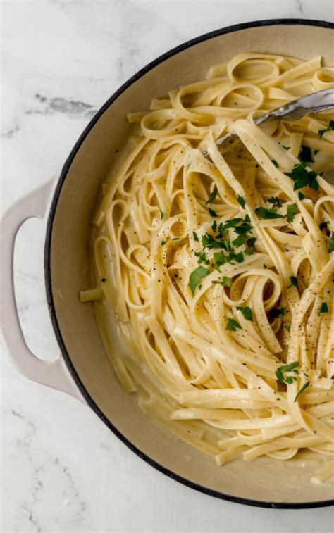 Easy 3 Ingredient Fettuccine Alfredo Recipe