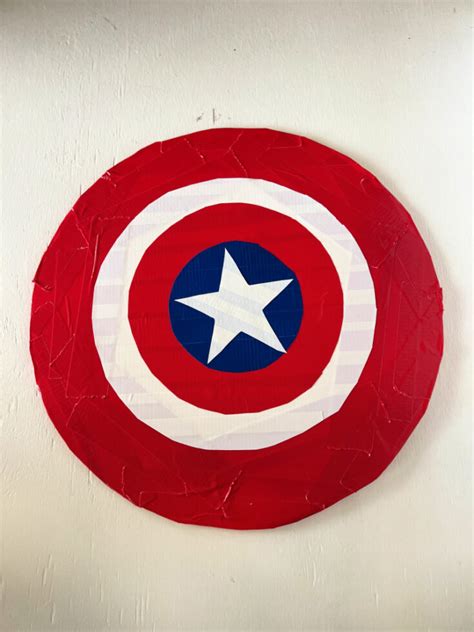 DIY Captain America Shield For Kids - Desert Chica