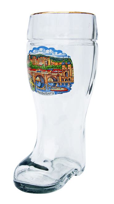 Stolzle Oktoberfest 1 Liter Glass Beer Boot Buy Custom Engraved Personalized 1 Liter Boots