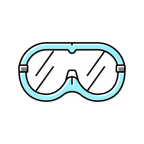 safety goggles engineer color icon vector illustration 35453115 Vector ...