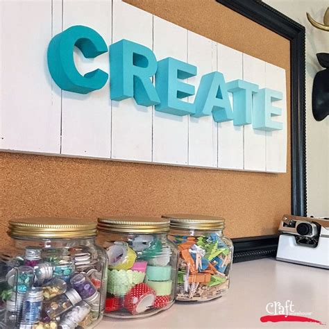 Make This Create Sign For Your Craft Room Craft Warehouse Craft