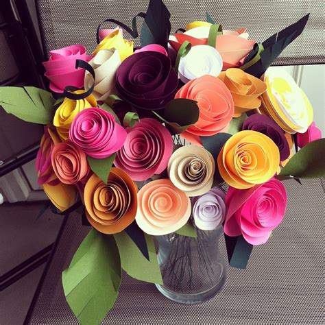 Handmade Paper Flower Bouquet, Paper Flower Bouquet