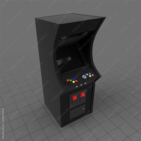 3d Arcade Cabinet Model