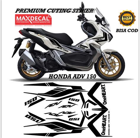 STIKER CUTING BODY MOTOR HONDA ADV 150 Lazada Indonesia