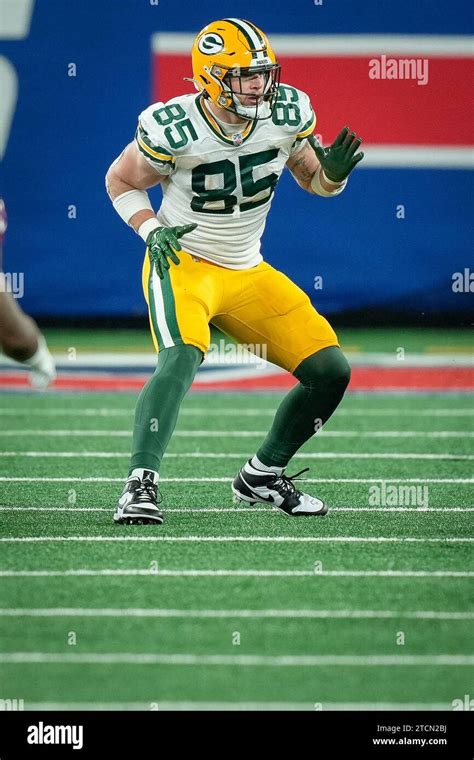 Green Bay Packers Tight End Tucker Kraft 85 During An Nfl Football