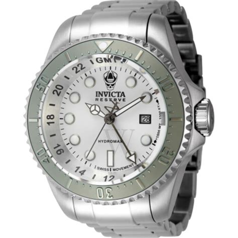 Mens Hydromax Stainless Steel Silver Tone Dial Watch World Of Watches