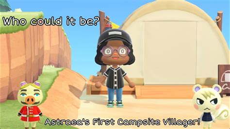 Lets Play Animal Crossing First Campsite Villager And Villager Hunt