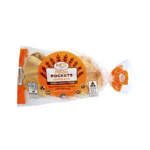 Buy Meb Pita Pockets White Pack G Coles