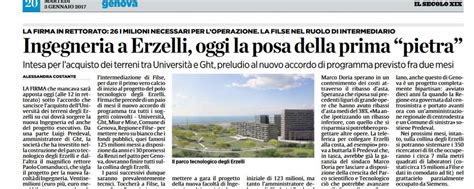 Ingegneria A Erzelli Oggi La Posa Della Prima Pietra GREAT Campus