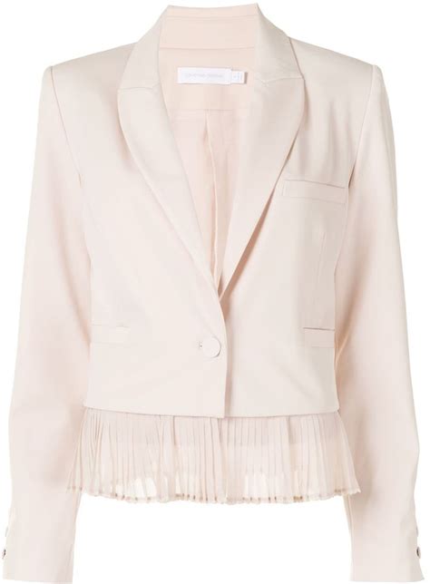 Jonathan Simkhai Pleat Detail Blazer ShopStyle