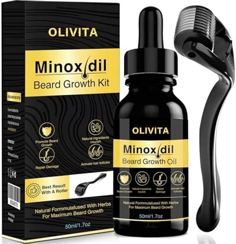 Hjzwts 5 Minoxidil Beard And Hair Growth Serum Kit For