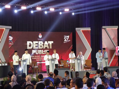 Media Center Sukses Digelar Debat Publik Pasangan Calon Bupati Kampar