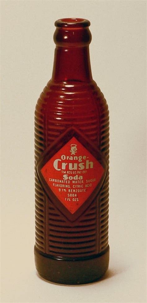 A Vintage Orange Crush Bottle Fizzing With History Print Magazine Brown Glass Bottles Antique