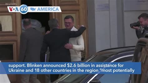 Voa60 America Blinken In Kyiv Announces New Security Assistance For