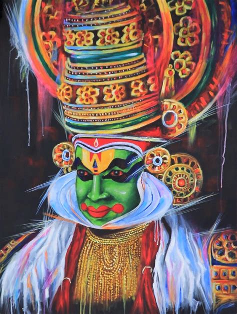 Kathakali Oil Painting