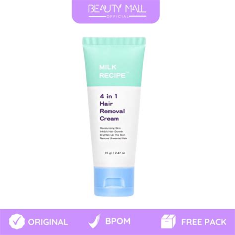 Jual MILK RECIPE 4 In 1 Hair Removal Cream Shopee Indonesia