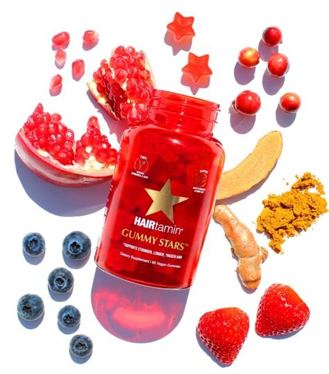 Hairtamin Gummy Stars 60 Gummies Harrods Uk