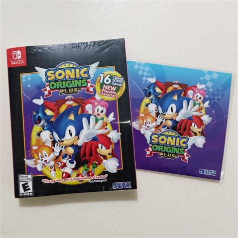 Switch Sonic Origins Plus Rubber Coadter Video Gaming Video Games