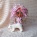 Curly Weft Mohair Meter Colorful Dyed Doll Hair Goat Hair Wefted