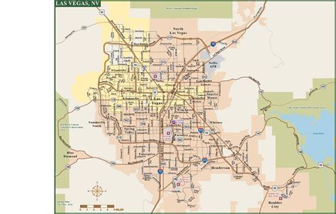 Las Vegas Attractions Map FREE PDF Tourist City Tours Map Las Vegas 2025