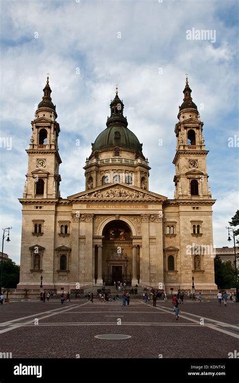 St Stephen S Basilica The Largest Church In Budapest Hungary Stock