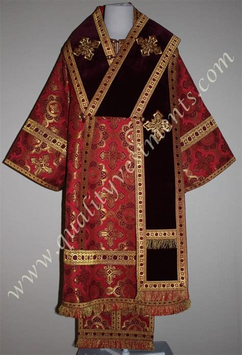 Orthodox Bishop Vestments Metallic Brocade Red Gold with | Etsy