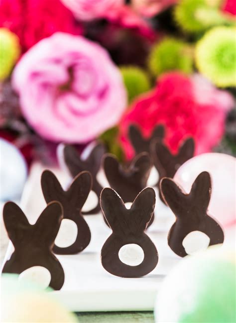 Easy To Make Perfect Mini Chocolate Easter Bunnies