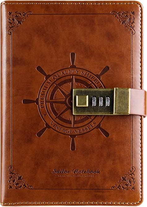 Diario Com Cadeado - Capa De Diario Com Cadeado Caderno Diário Couro Sintético Com