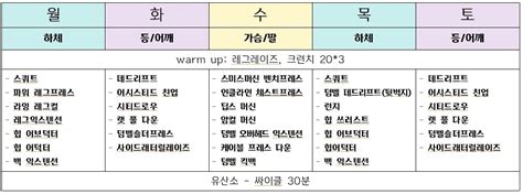 블라인드 헬스·다이어트 운동 루틴 한 번만 봐주세요