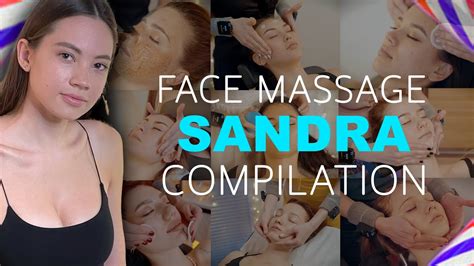 Asmr Face Massage By Barber Lady Sandra Compilation Youtube