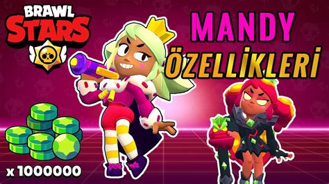 Mandy Nin Özellikleri Brawl Stars Yıldız Gücü Ve Aksesuarları Youtube