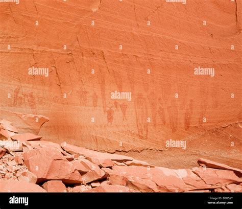 Rock Art in Horseshoe Canyon Stock Photo - Alamy