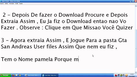 Como Colocar Save Games Gta Sa Mais Explicado Por Jp Youtube