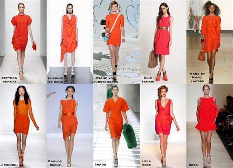 Frills And Thrills The Orange Dress Trend