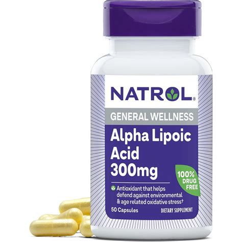 Sundown Naturals Super Alpha Lipoic Acid 600 Mg Capsules 60 Ct The Online Drugstore