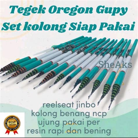 Jual Joran Tegek Oregon Gupy Set Kolong Shopee Indonesia